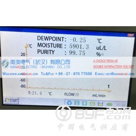 NAWS南澳电气SF6微量水份测试仪微水仪检漏仪图3