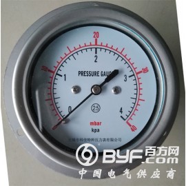 不锈钢耐震膜盒压力表图2