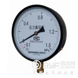 一般压力表型号规格量程，精度，安装螺纹图3