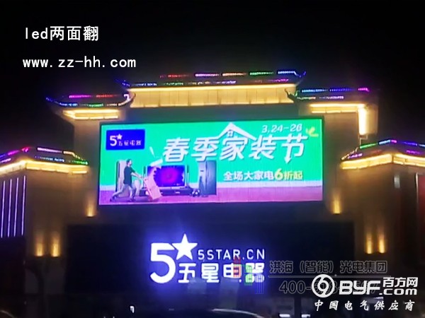 LED两面翻显示屏