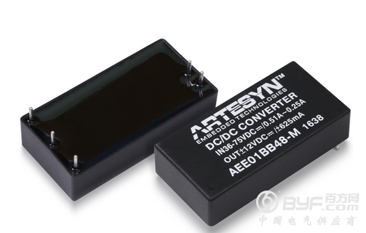 雅特生推出多款符合医疗设备安规标准直流/直流电源转换器