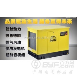 贵阳市15KW进口静音稳压汽油发电机组