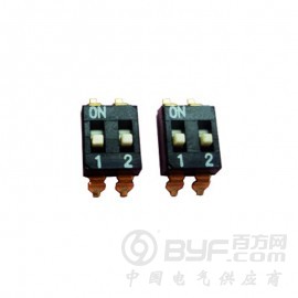供应1位2.54脚距拨码开关 DSIC01LSGET贴片式图2