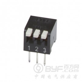 3P 2.54毫米拨码开关 DS-03-V图3