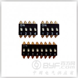 3P 2.54脚距 贴片式拨码开关 DSIC03LSGET图3