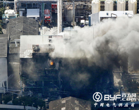 日本富士一化工厂发生爆炸 至少1死10伤