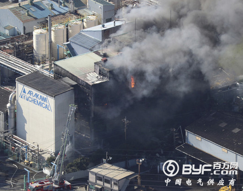 日本富士一化工厂发生爆炸 至少1死10伤