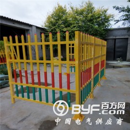 玻璃钢片式安全绝缘伸缩围栏可移动式电力施工围栏隔离防护栏栅栏图2