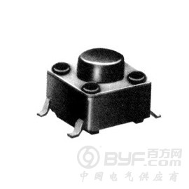 侧按式轻触开关 6*6系列，带支架，侧挺触摸开关图2