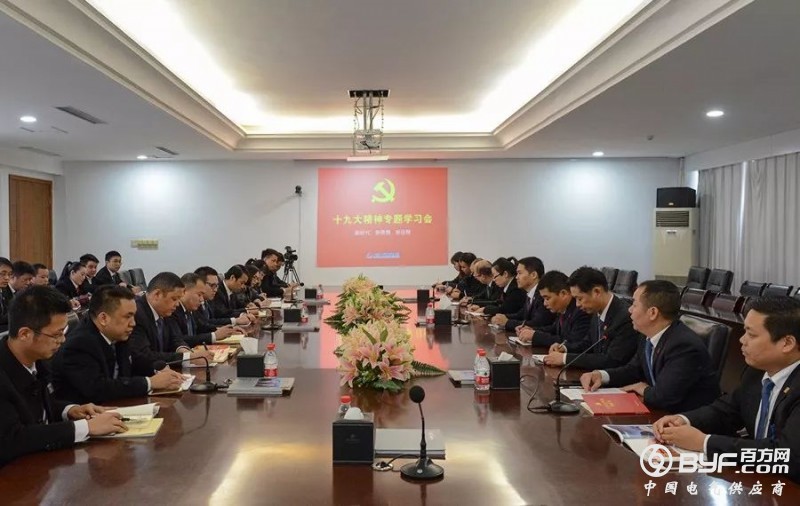 人民电器集团党委组织十九大报告精神专题学习会