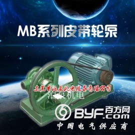 深圳 泊泵机电 现货 MB-3/4-C 皮带轮泵 厂家