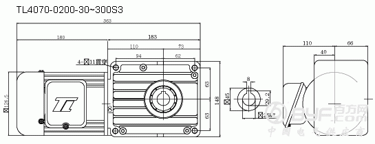 TL系列-軸上型尺寸图2