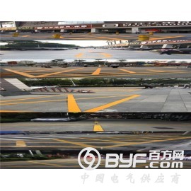 沙河地坪漆施工 划网格线 划禁止停车