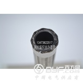 AN8不锈钢丝编织油冷器管 汽车改装用耐高温软管油管