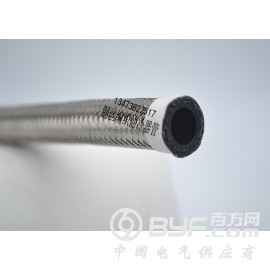 AN8不锈钢丝编织油冷器管 汽车改装用耐高温软管油管图2