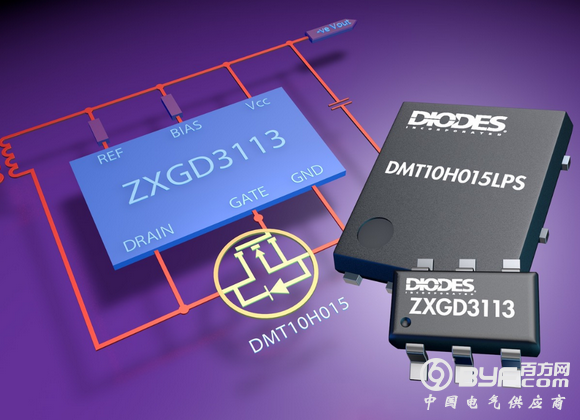 Diodes 公司的同步整流控制器提供更高效率并节省电路板空间