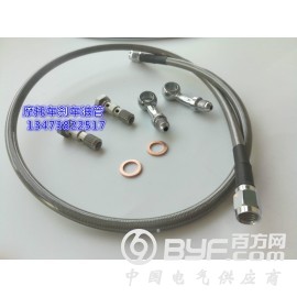 SAEJ1401不锈钢丝编织聚四氟乙烯ATV/摩托车刹车软管图3