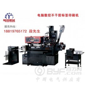前润机械提供好的新崎牌斜背式商标印刷机 智能的新崎商标印刷机