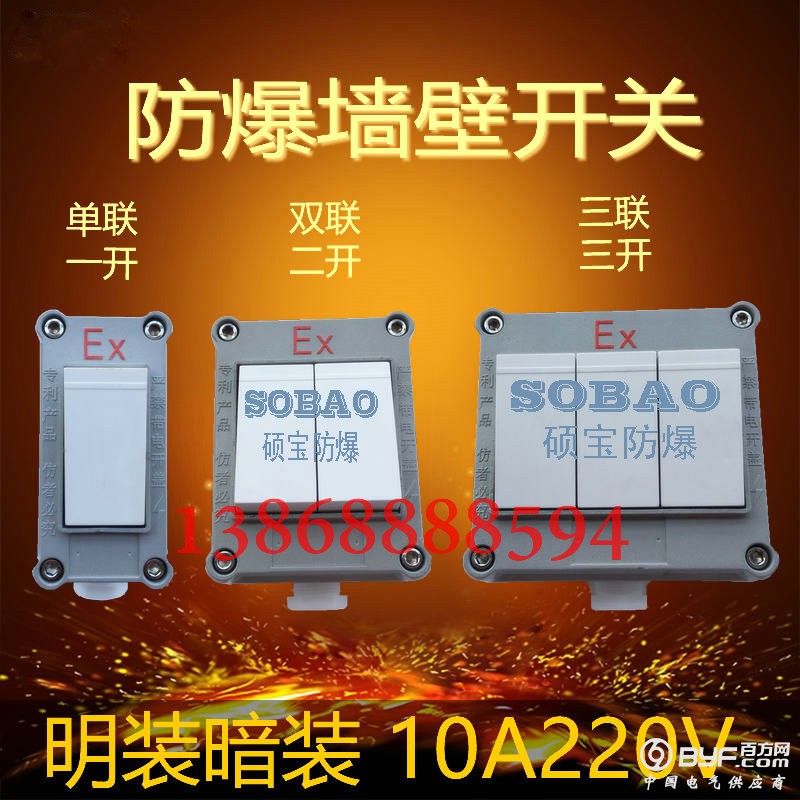 防爆照明墙壁开关