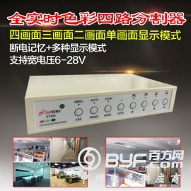 深圳新太实时车载四画面分割器全景行车记录仪ST400