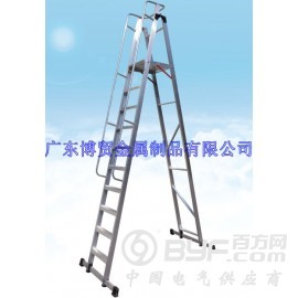 重庆150KG级铝合金人字平台梯