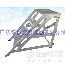 陕西焊接铝合金斜式踏台梯BMAXD-B7