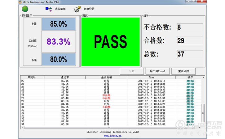 LS108PC软件界面_PASS