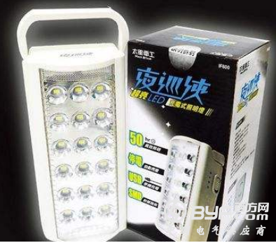 太星电工全新推出夜巡侠超亮LED充电式照明灯