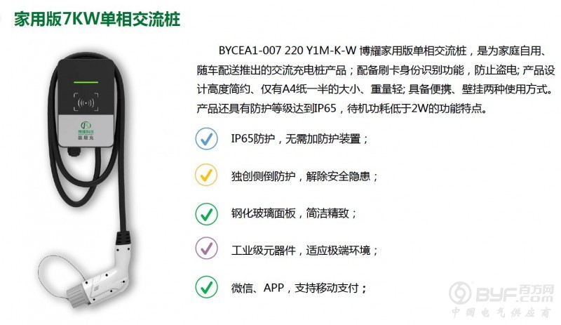 家用版7KW单相交流桩介绍2