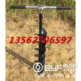 便携式地钻 手摇地钻 手动式挖坑机河北现货