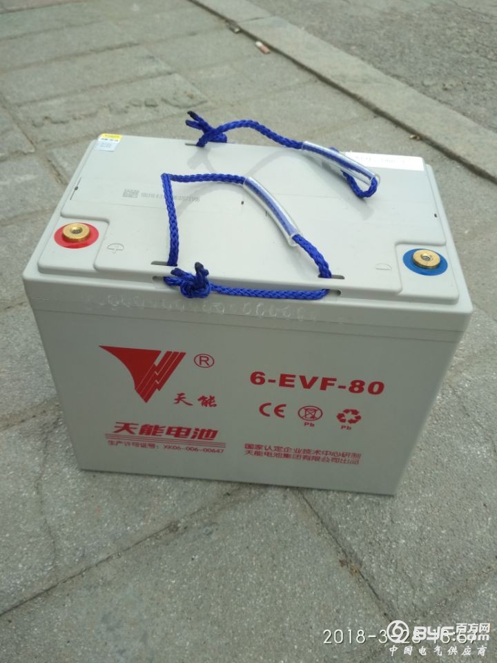 天能电池6-EVF-80(12V80AH)