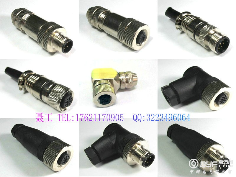 M12组装式插头组合图