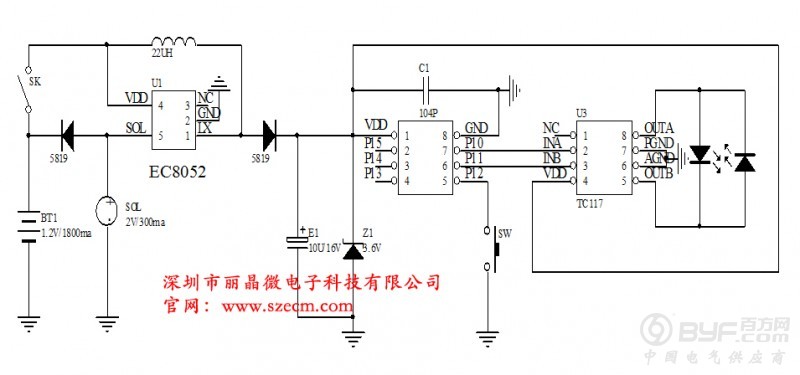太阳能LED灯串IC