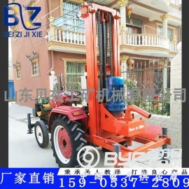 农用三轮车式水井钻机 浅层地表水层钻探水井钻机 轻便钻机