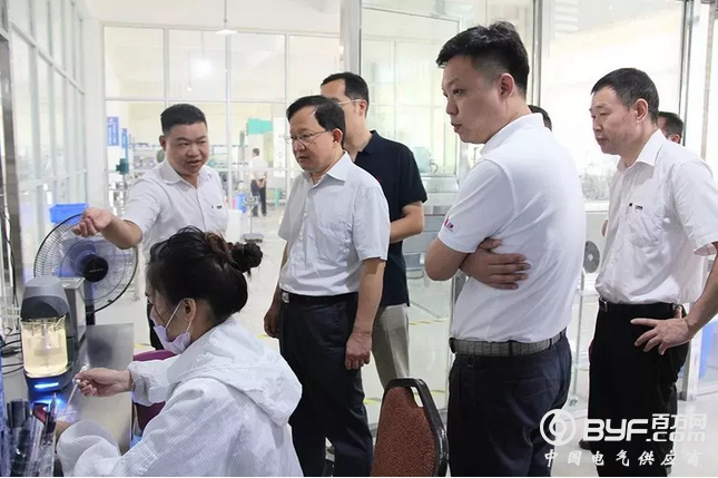 郑州市高新区领导莅临江西人民输变电公司考察