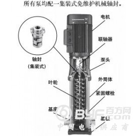 格兰富进口水泵cr45-2，CR32-6