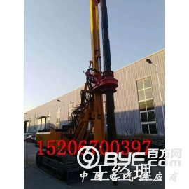 恒旺履带机锁杆式旋挖钻机 可打岩石的旋挖钻机图1