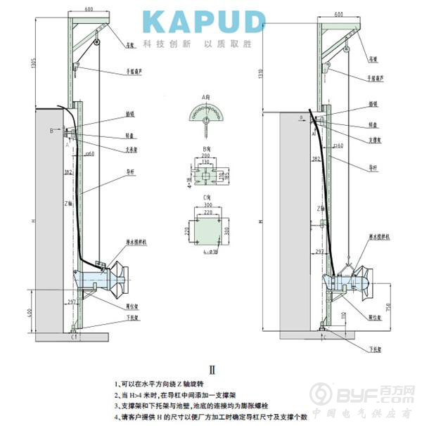 0.85kw铸铁搅拌机安装图