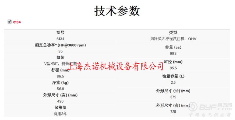 BS35HP参数