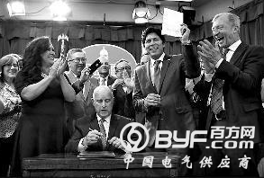 2045年加州要求100%实现可再生能源发电