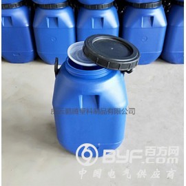 50公斤兰色塑料桶50L大口方桶