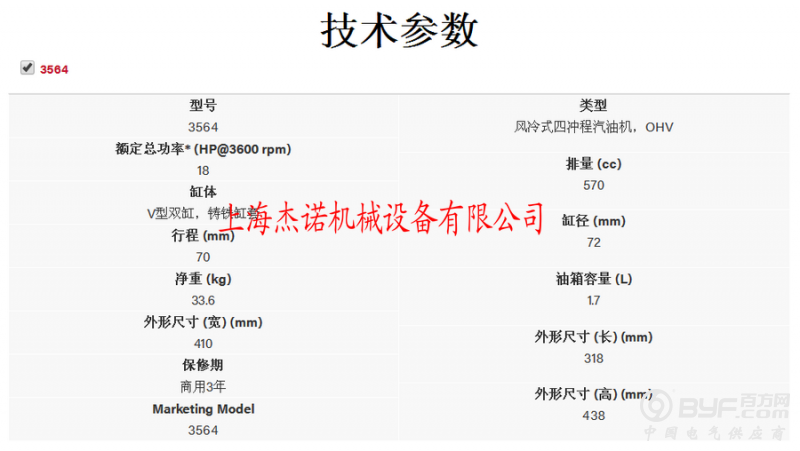 BS18HP参数