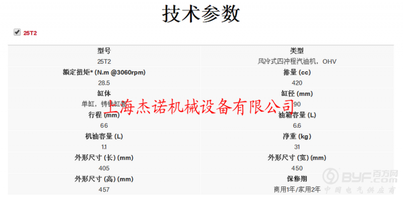 BS13.5HP参数