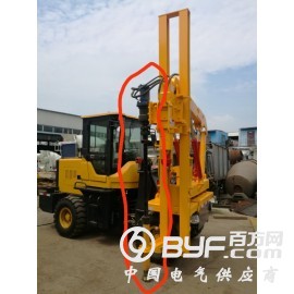 供应立柱护栏钻孔机 公路护栏打拔钻一体机立柱护栏打桩机现货