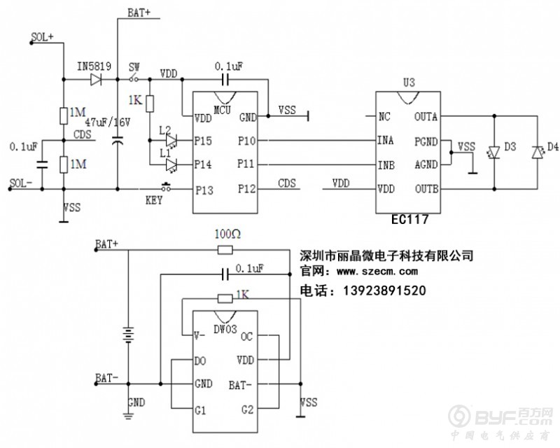太阳能灯串IC