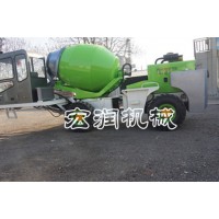 铰接式1.6方搅拌车  铰接式4方自上料搅拌车