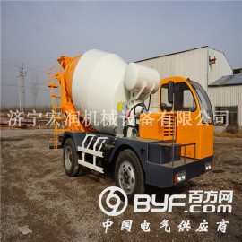 四轮多功能混凝土搅拌车  3方混凝土搅拌车  混凝土运输车