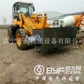 搅拌车  混凝土搅拌车全新报价限时优惠   铲车式铲斗搅拌车