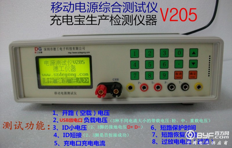 移动电源综合测试仪 V205