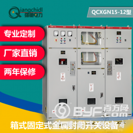 强驰电力XGN15-12型箱式金属封闭开关设备可来图定制